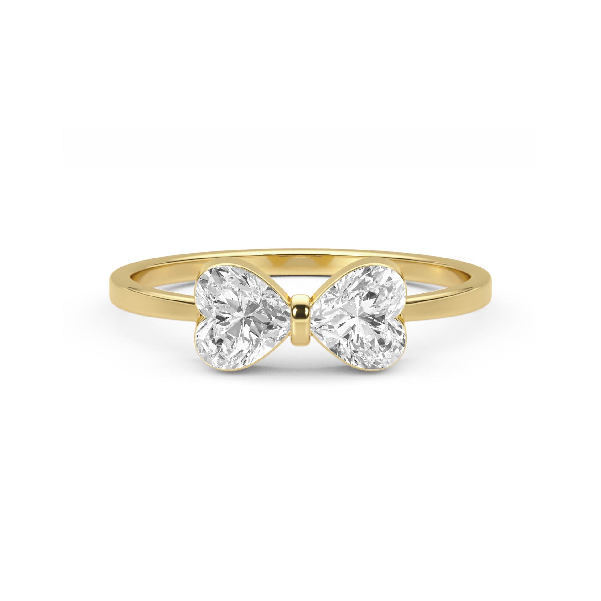 Celestial Butterfly Diamond Ring - image 1