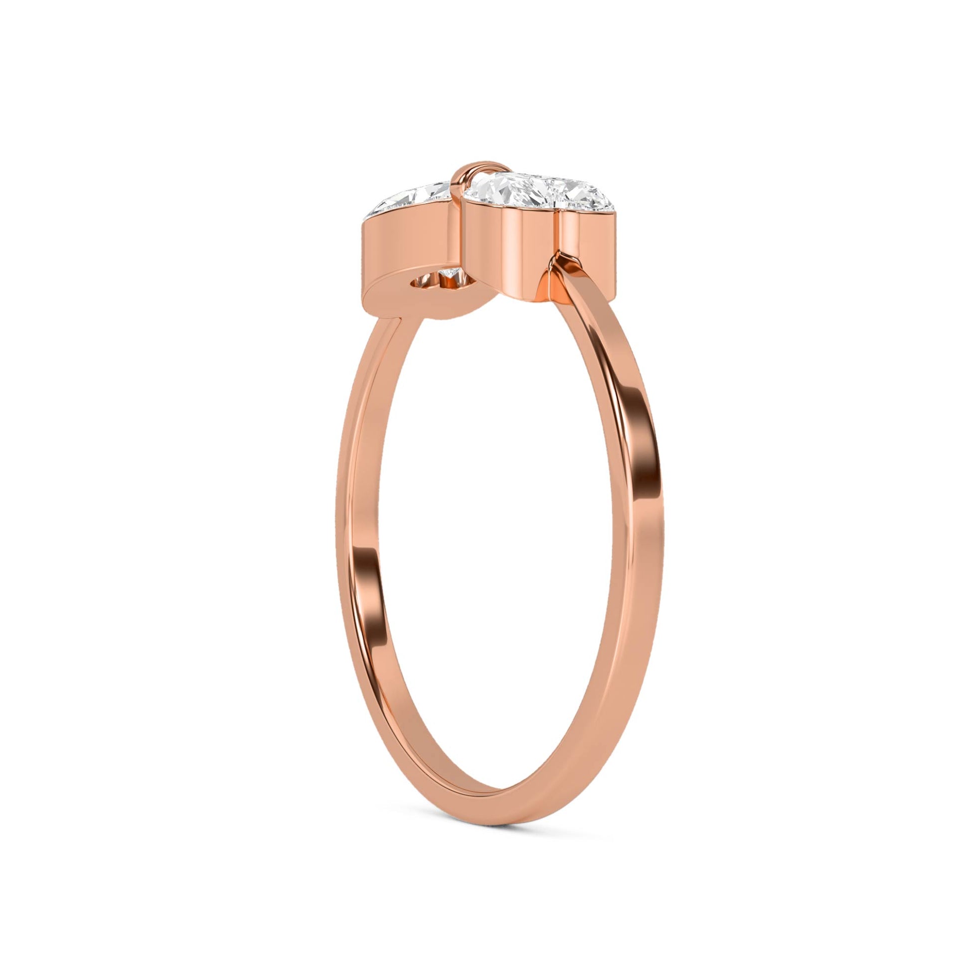 Celestial Butterfly Diamond Ring - image 5