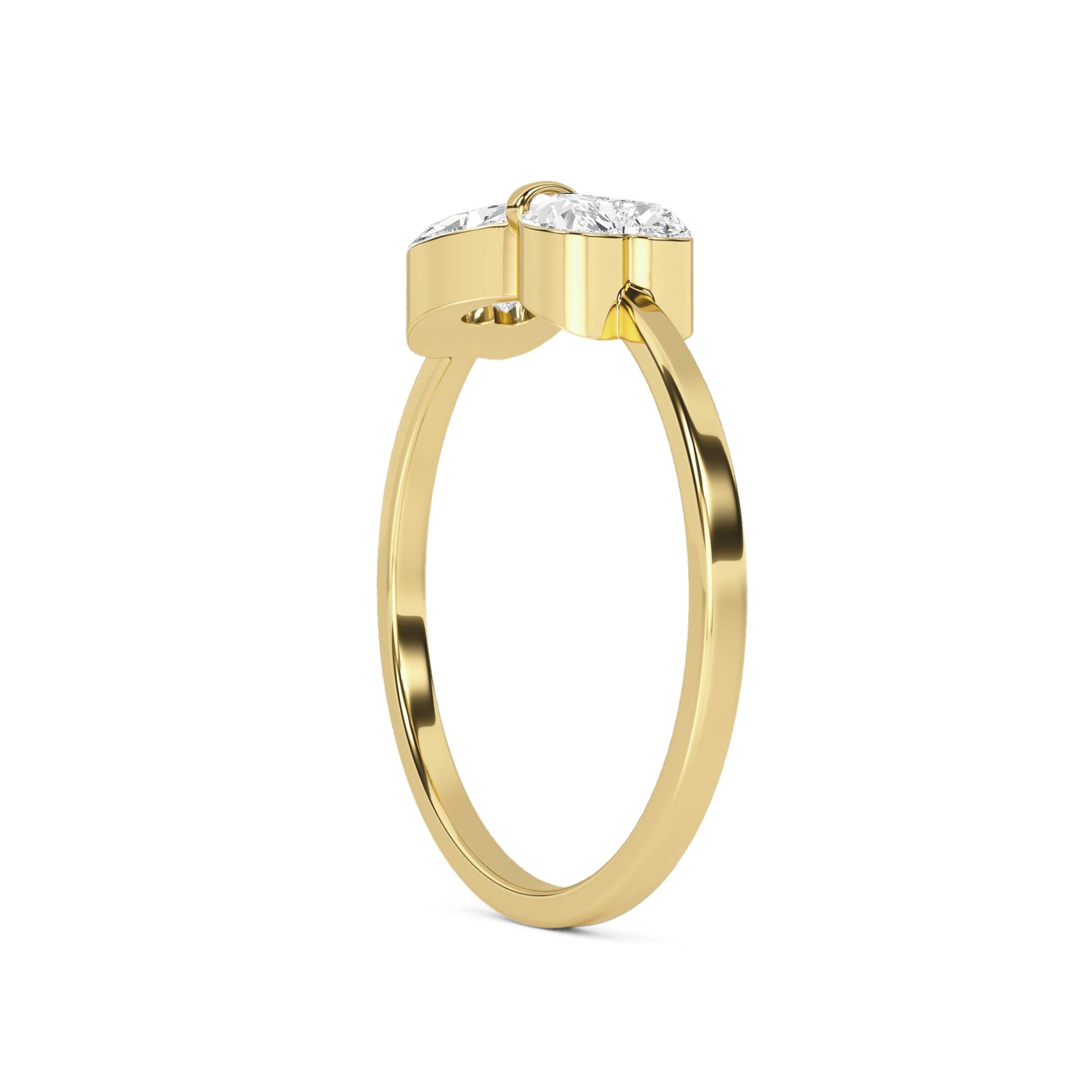 Celestial Butterfly Diamond Ring - image 3