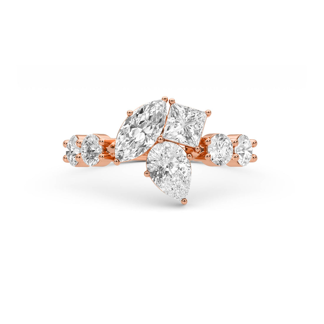 Aurora Trio Diamond Ring - image 4