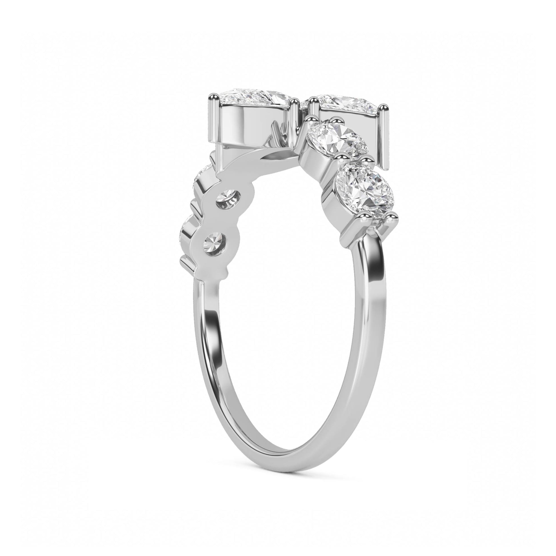 Aurora Trio Diamond Ring - image 7