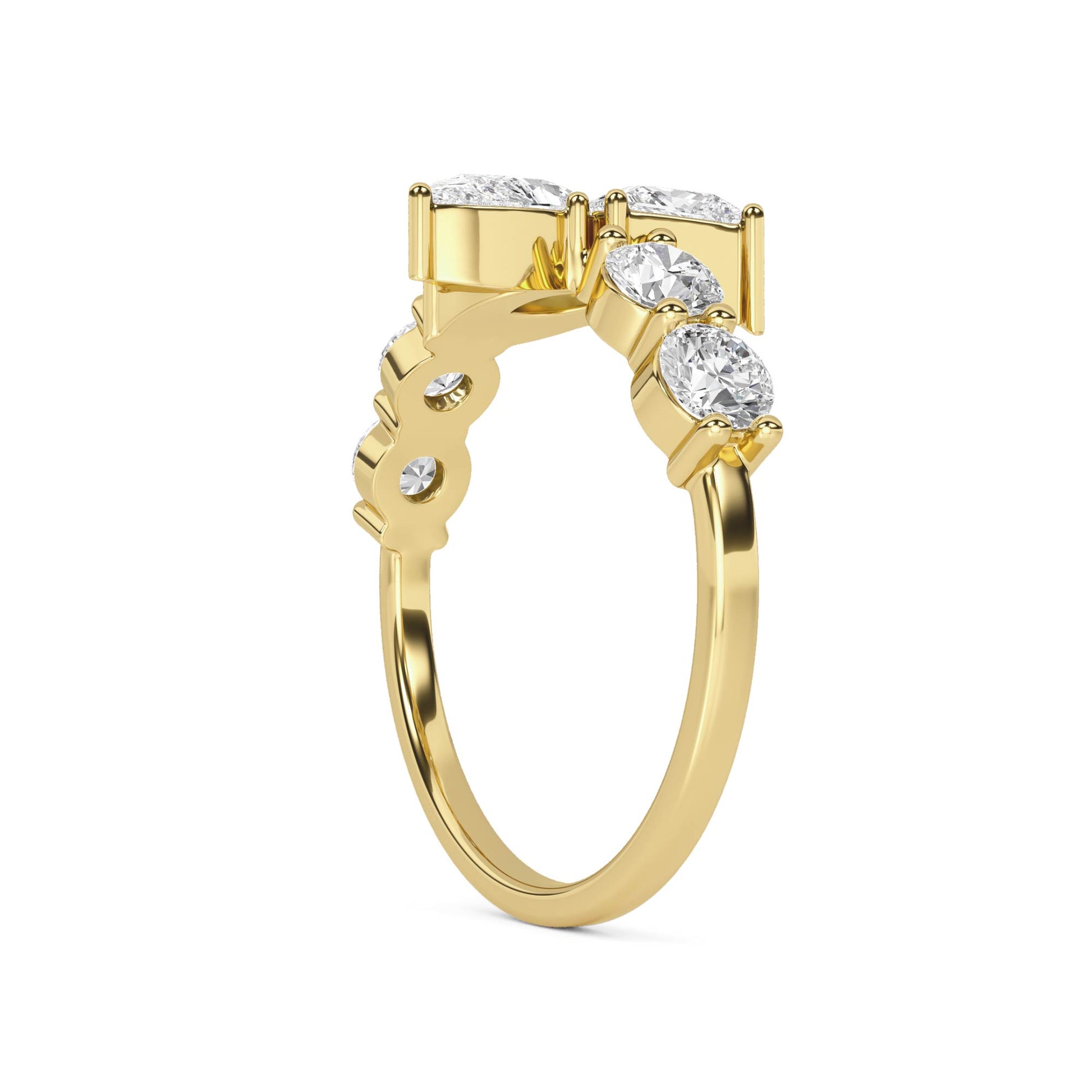 Aurora Trio Diamond Ring - image 3