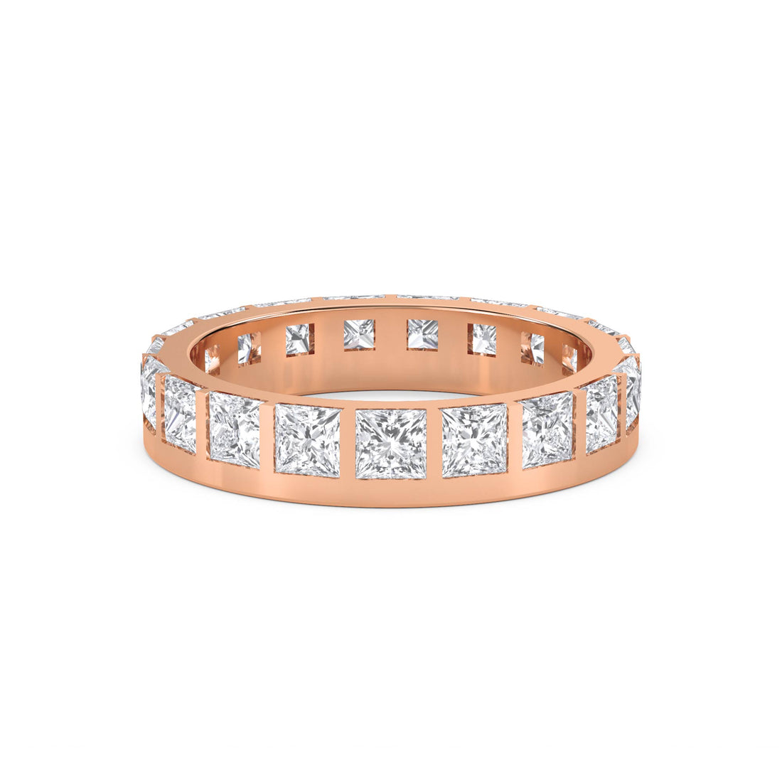 Princess Cut Eternity Men's Ring
