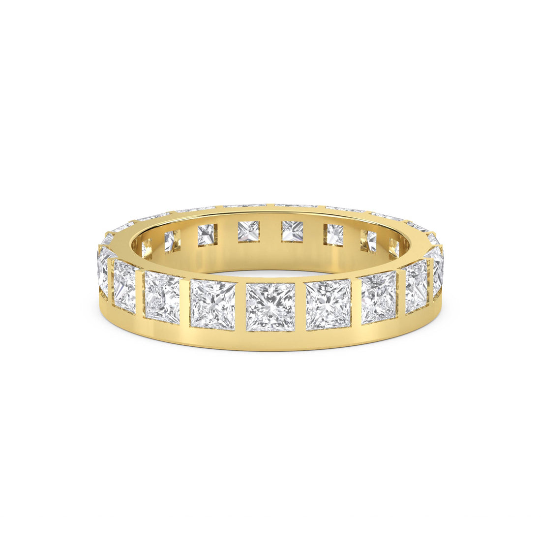 Princess Cut Eternity Men's Ring