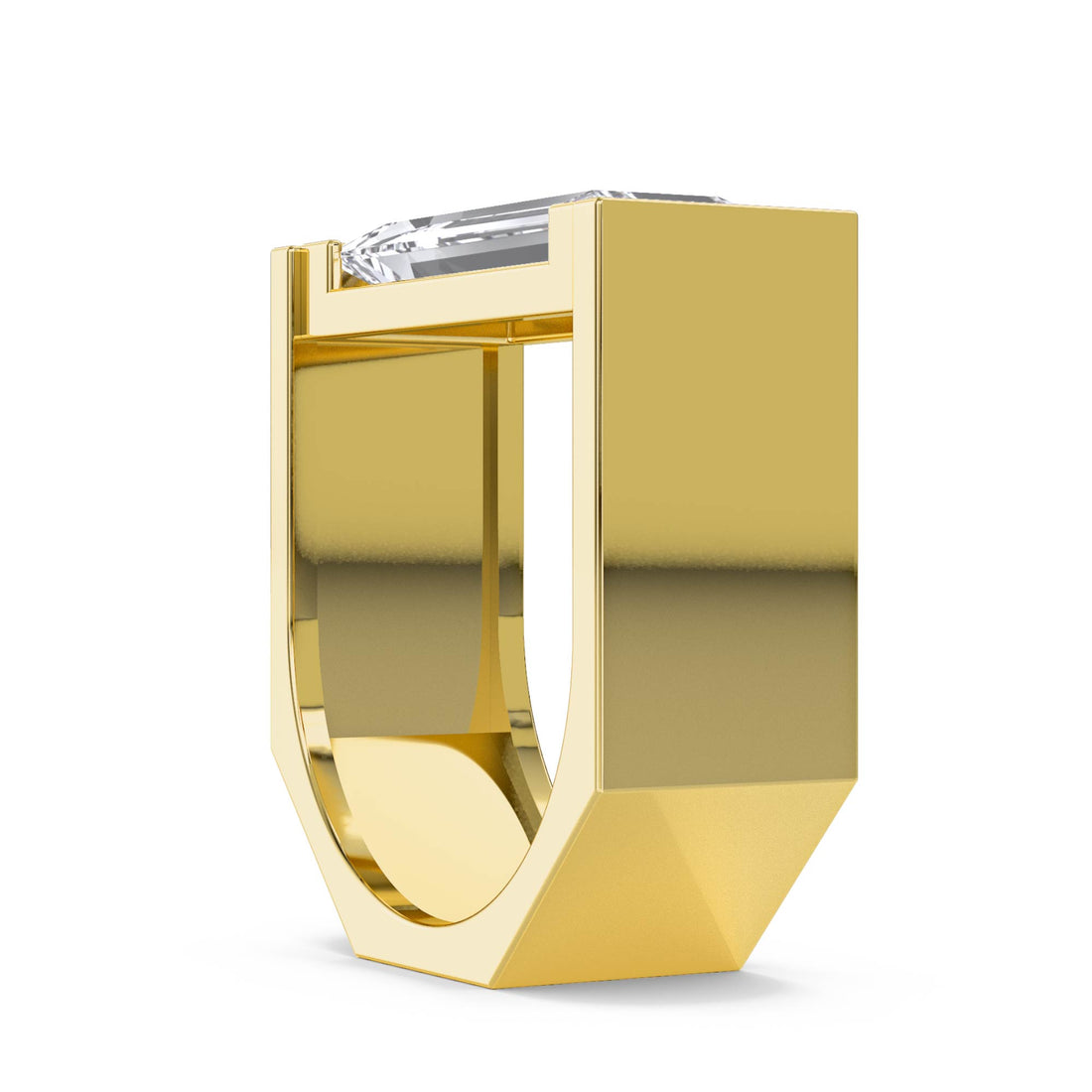 Baguette Signet Men's Ring