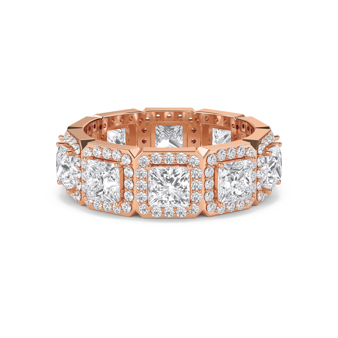 Princess Halo Eternity Men's Ring