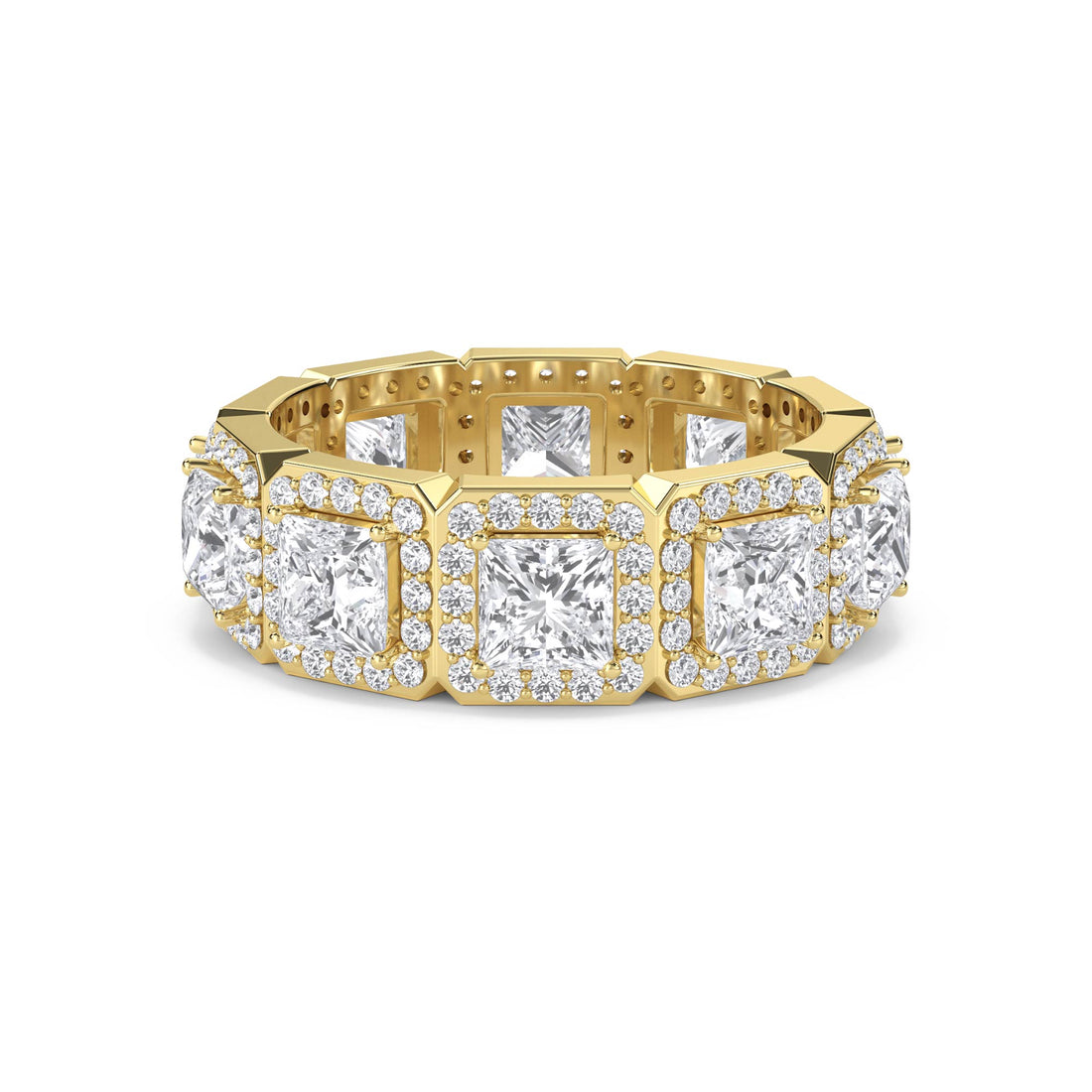 Princess Halo Eternity Men's Ring