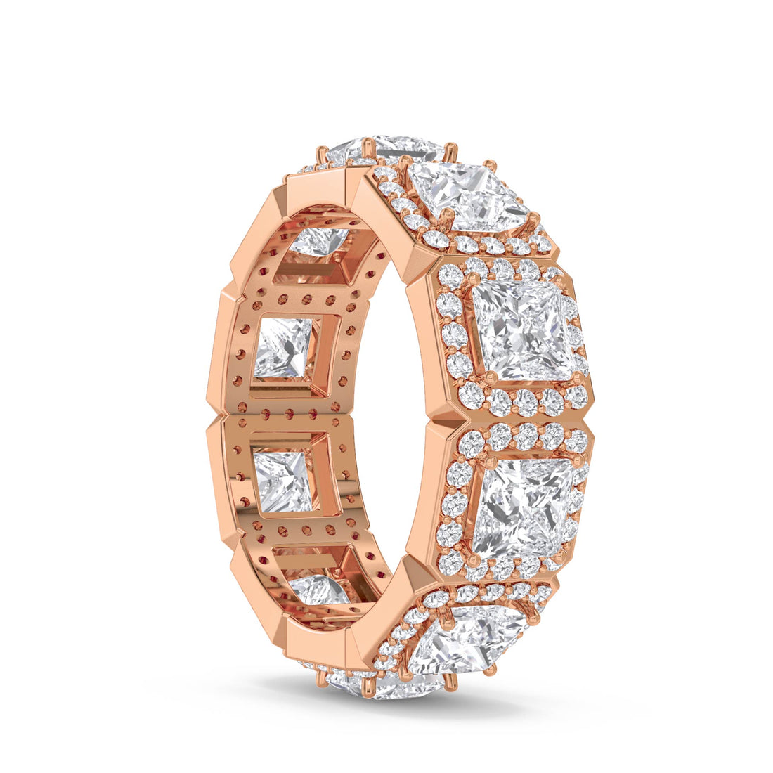 Princess Halo Eternity Men's Ring