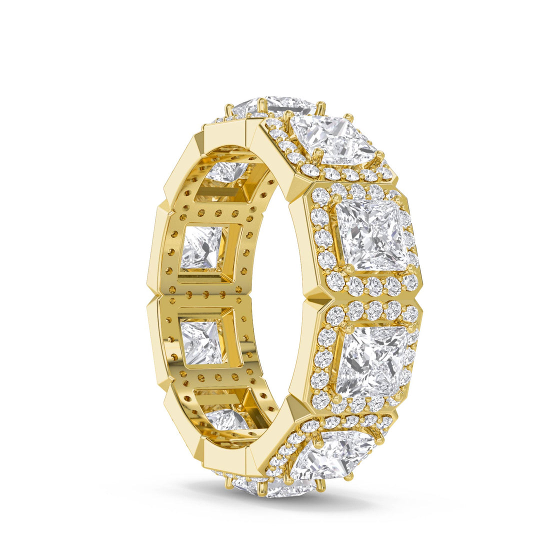 Princess Halo Eternity Men's Ring