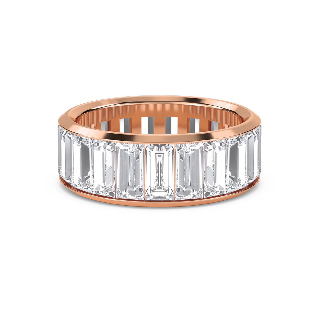Baguette Eternity Men's Ring