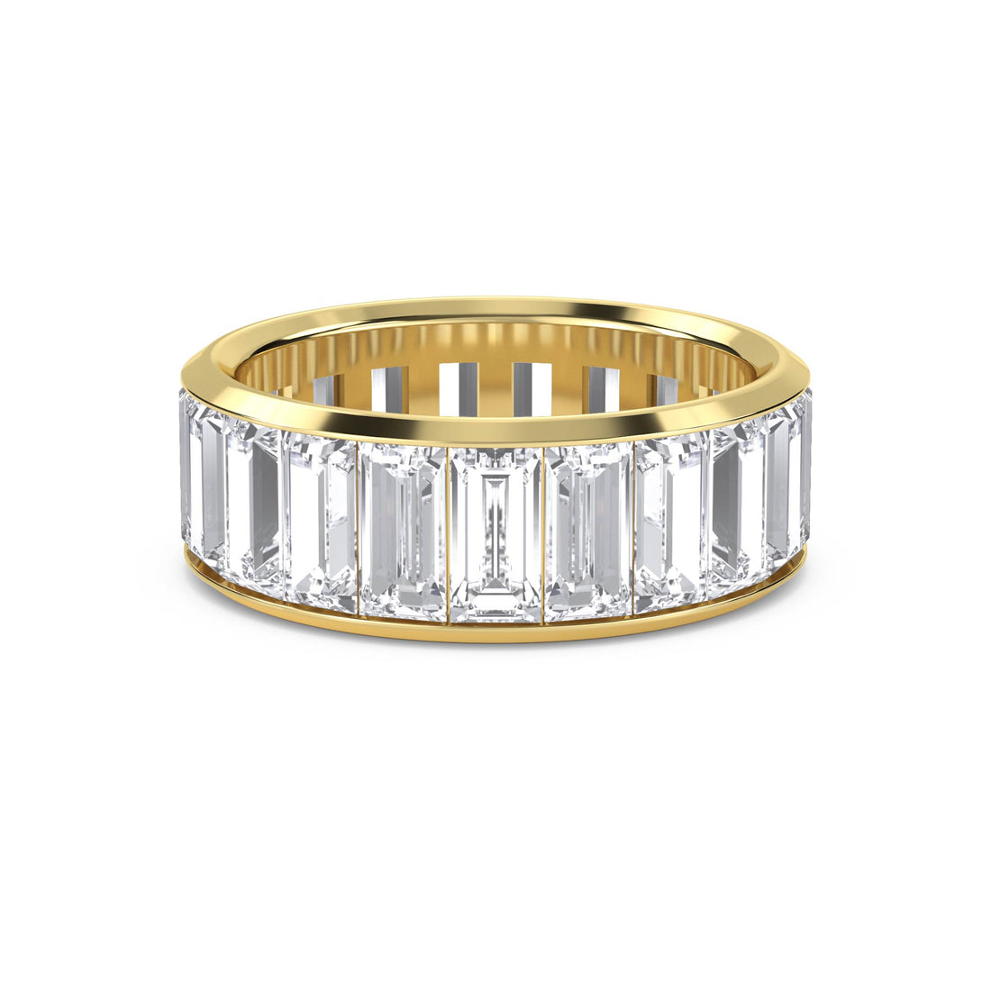 Baguette Eternity Men's Ring