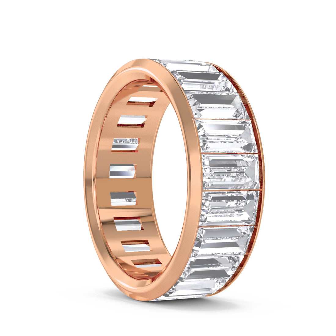 Baguette Eternity Men's Ring