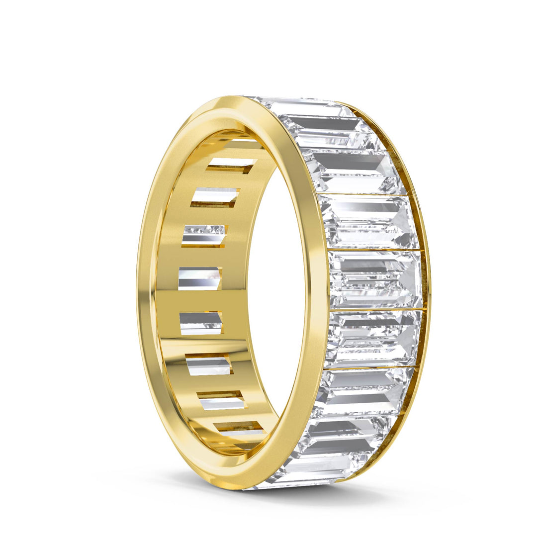 Baguette Eternity Men's Ring