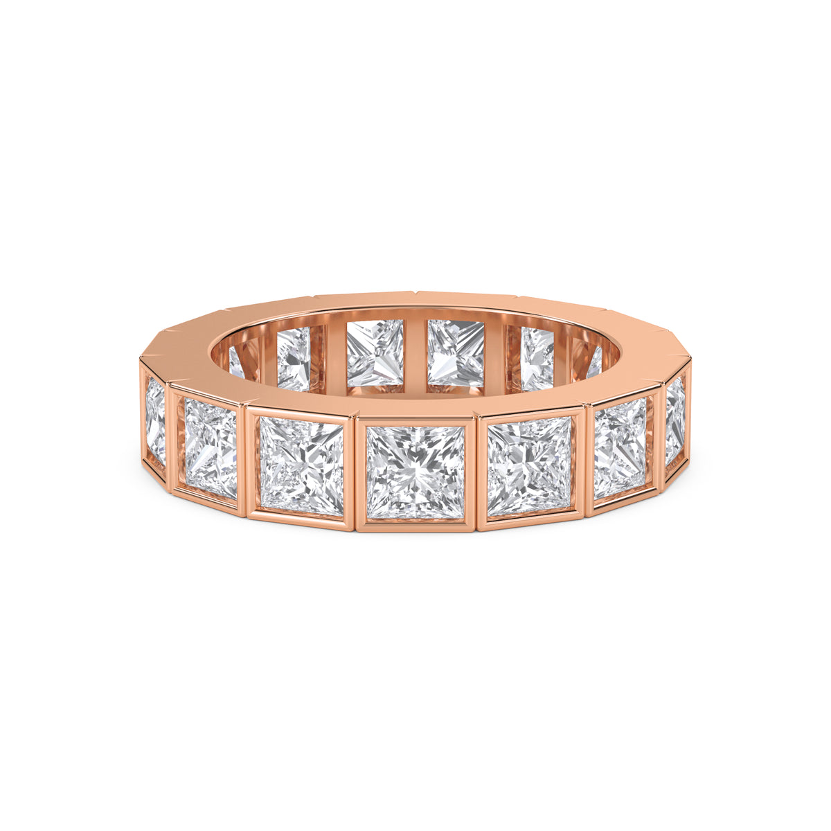 Princess Bezel Eternity Men's Band