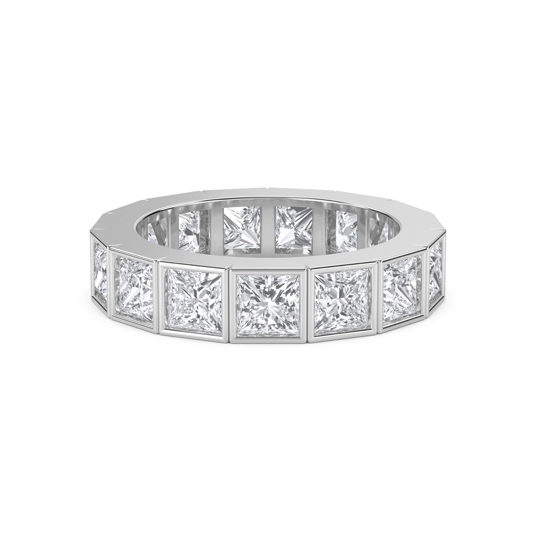Princess Bezel Eternity Men's Band