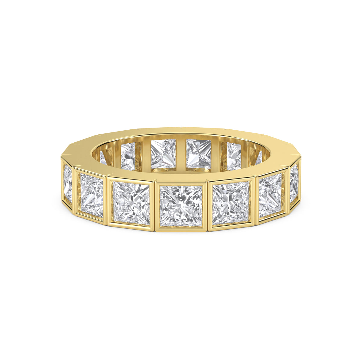 Princess Bezel Eternity Men's Band