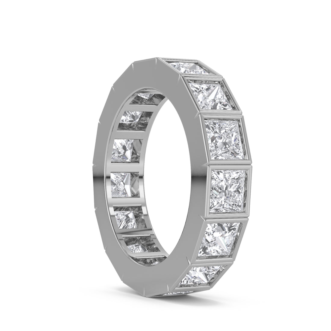 Princess Bezel Eternity Men's Band