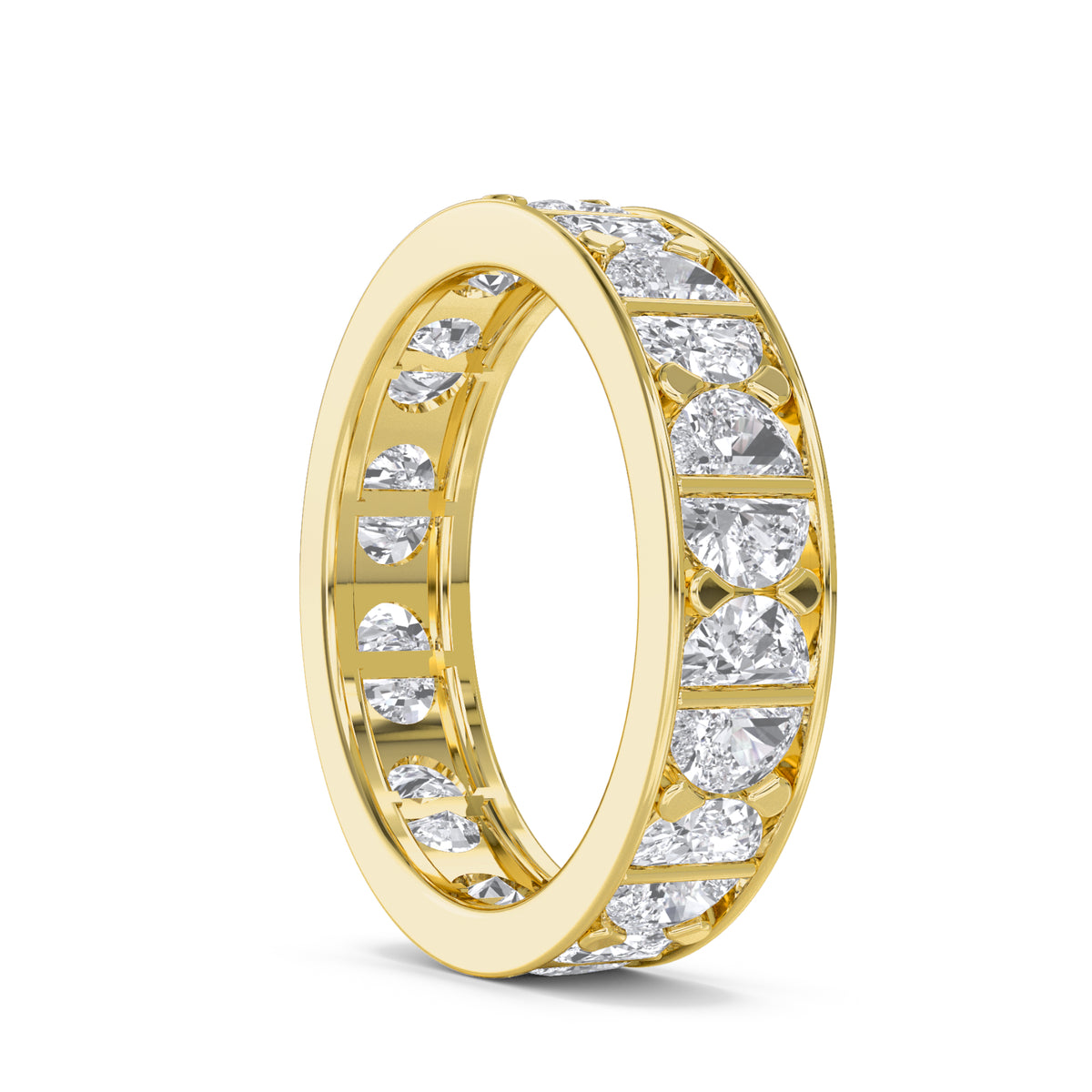 Oval Eternity Men's Band