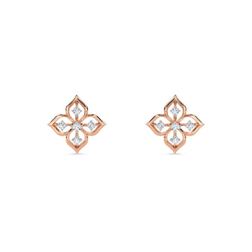 Elegant Leaf Style Tiny Studs Earrings