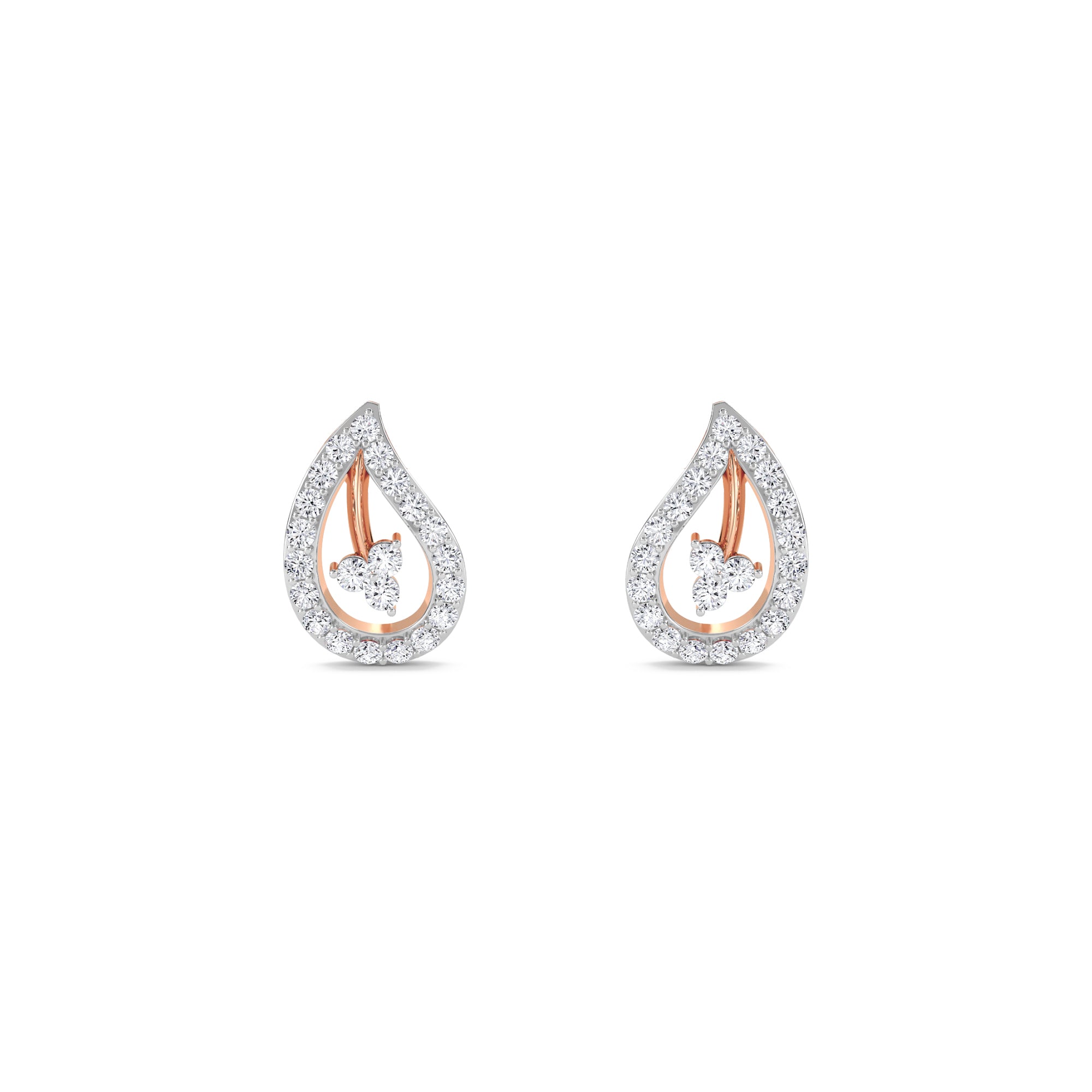 Antique Lab Grown Diamond Studs Gift For Her
