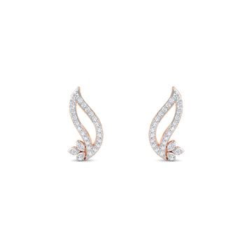 Luxury Carmen Round Diamond Studs Earrings