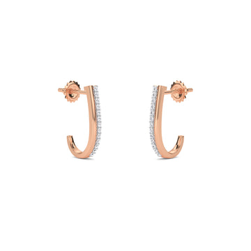 Imperia Diamond Hoop Earrings