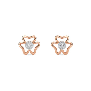 Latest Diamond Flower Style Studs