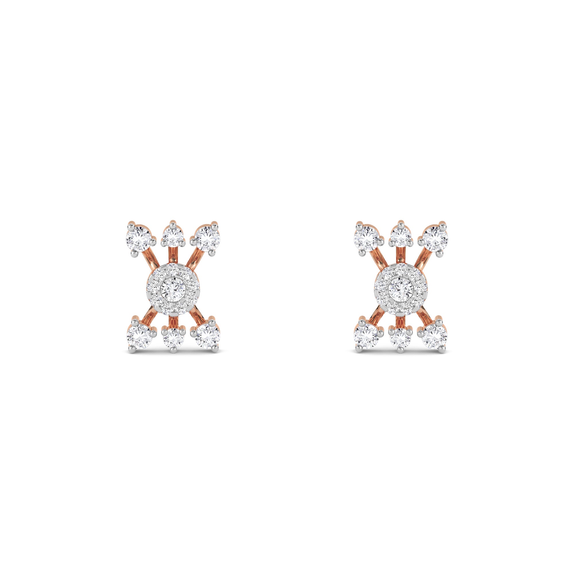 Unique Diamond Girls Studs Earrings