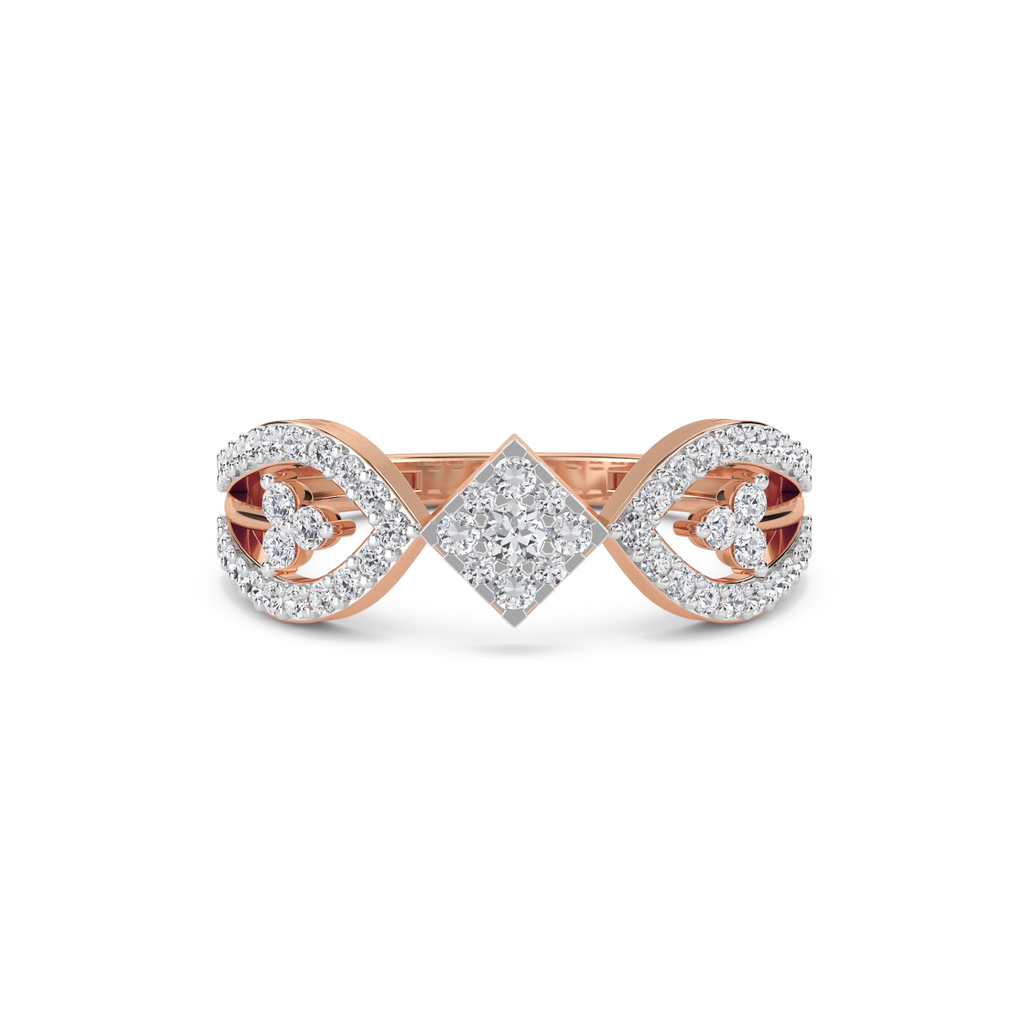 Trendy Lab Grown Diamond Womens Ring