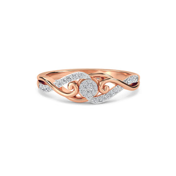 Luxurious Lab Grown Diamond Twisted Ring