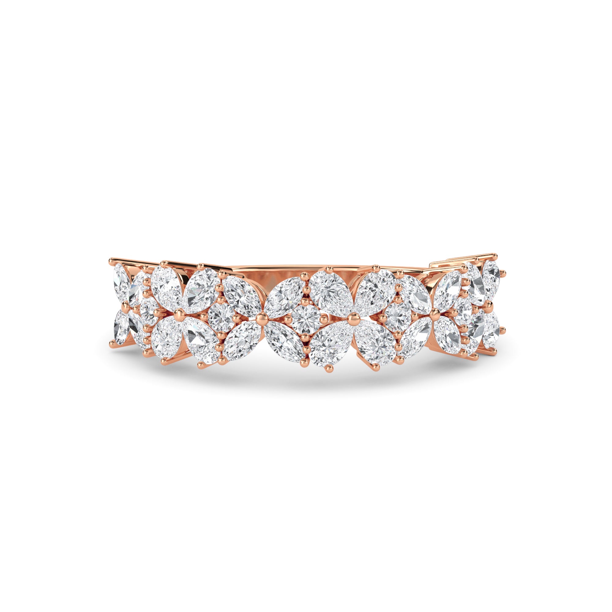 Imperia Floret Style Diamond Eternity Band