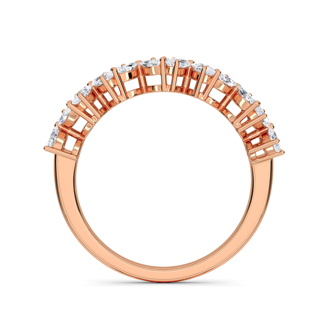 Imperia Floret Style Diamond Eternity Band