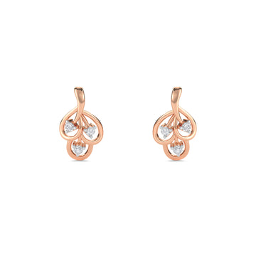 Unique Leaf Style Diamond Daily Wear Earrings
