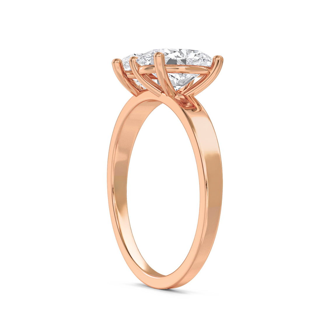Pear & Oval Lab Grown Diamond Toi et Moi Ring