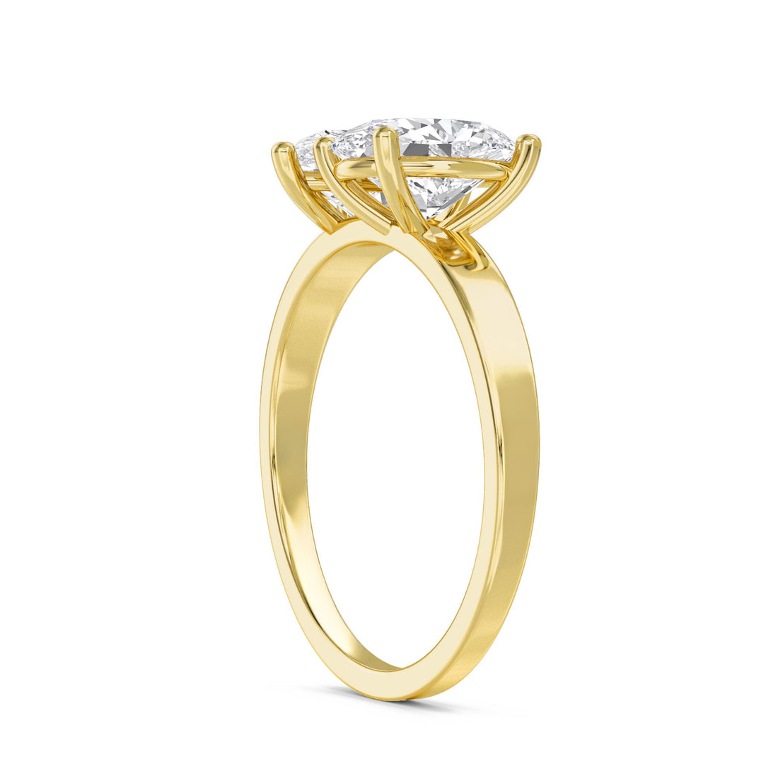 Pear & Oval Lab Grown Diamond Toi et Moi Ring