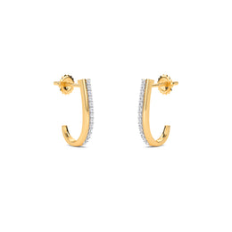 Imperia Diamond Hoop Earrings