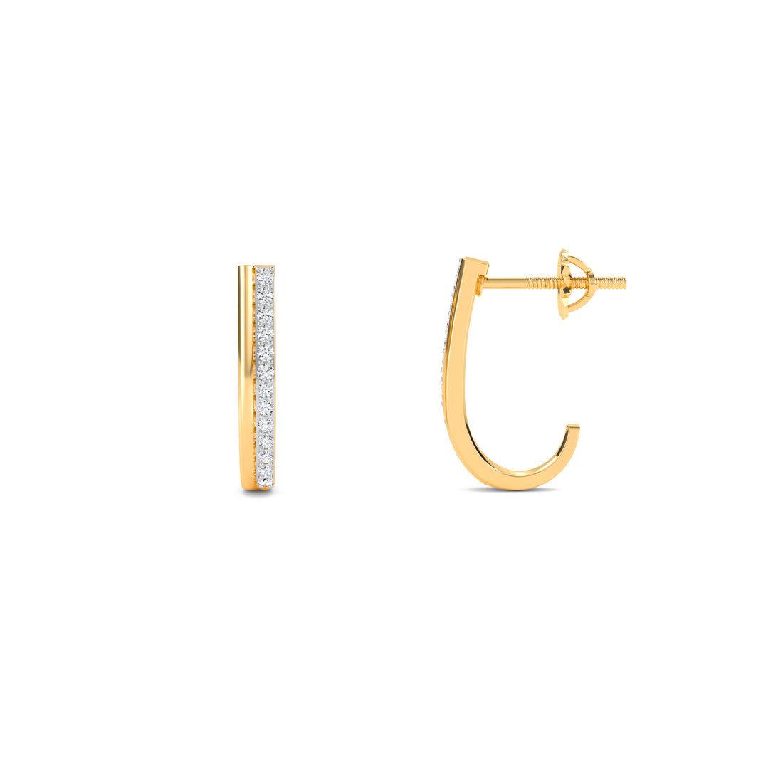 Imperia Diamond Hoop Earrings
