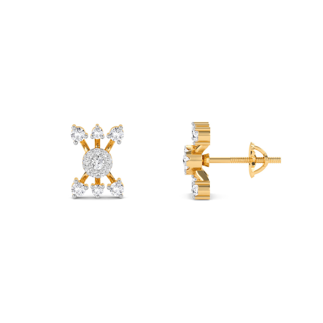 Unique Diamond Girls Studs Earrings
