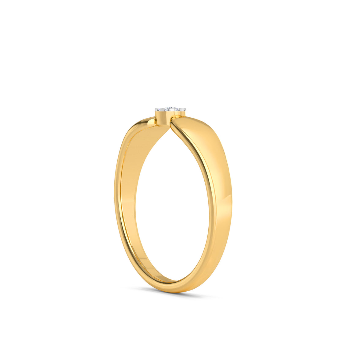 Lab Grown Diamond Cluster Solitaire Ring