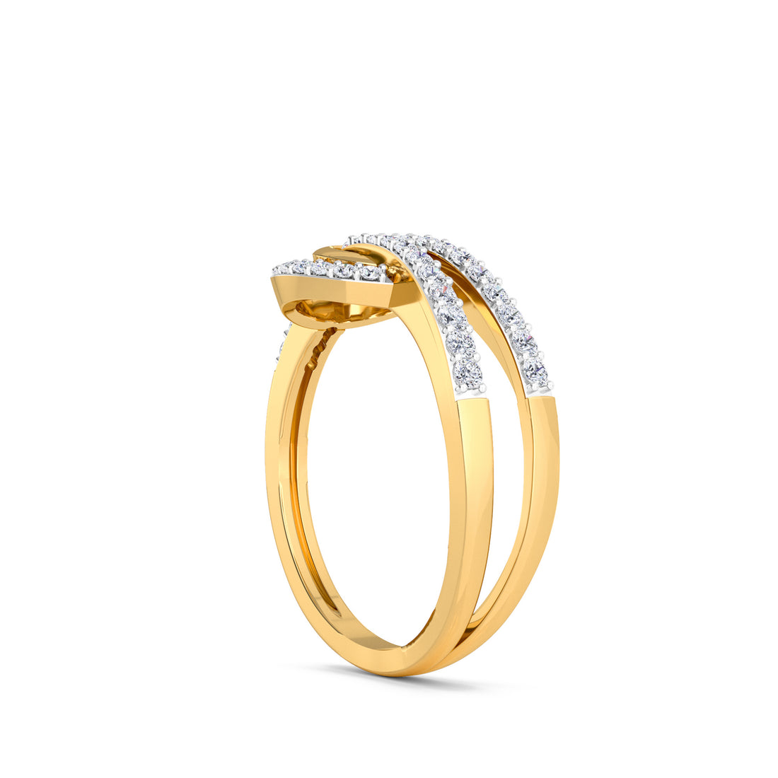 Dazzle Diamond Cricle Ring For Her