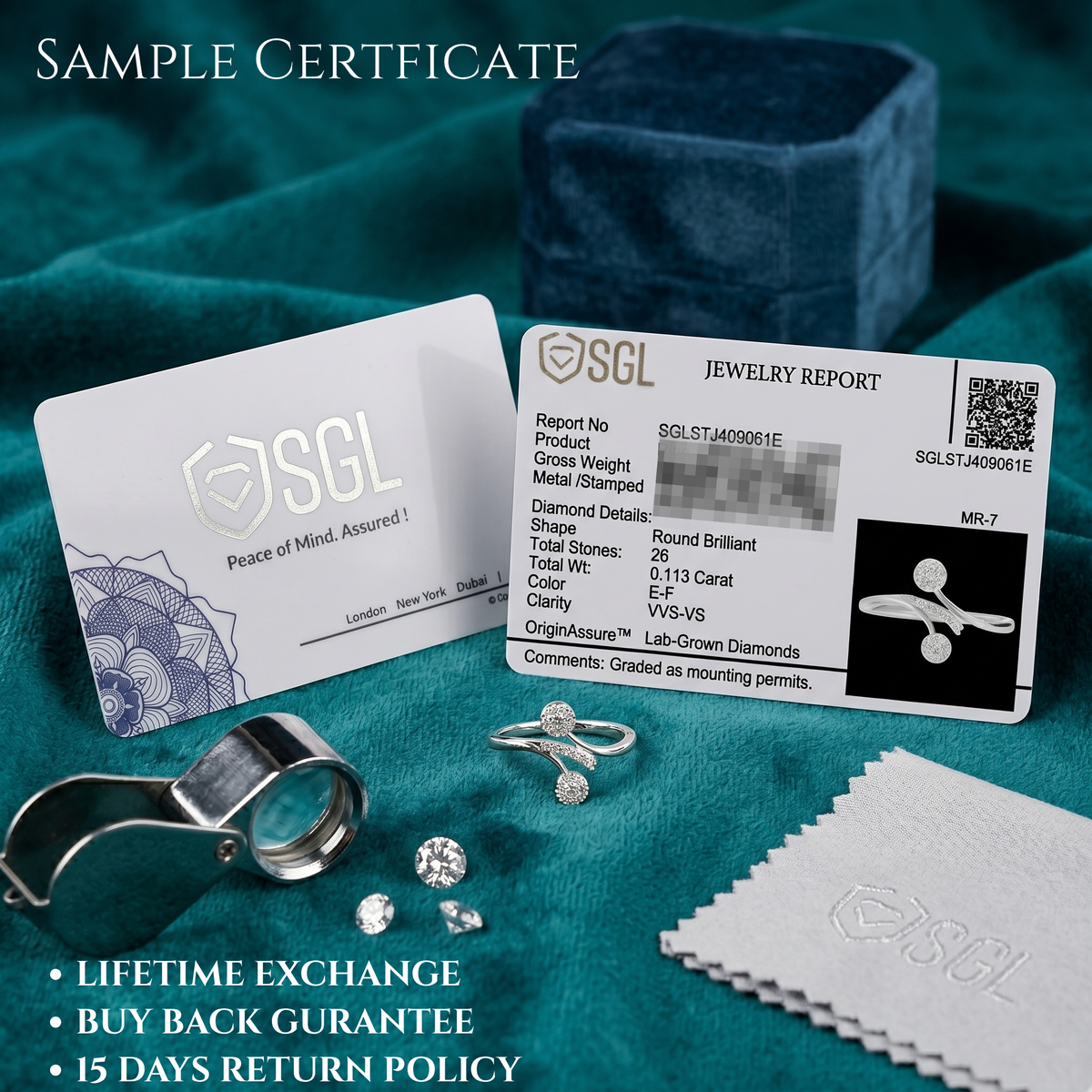 Sample certification